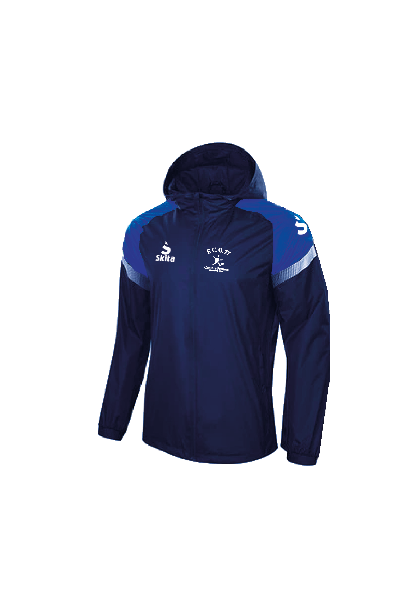 Coupe-vent ALVOR bleu nuit/bleu roi (FOOTBALL CLUB OZOIR 77)